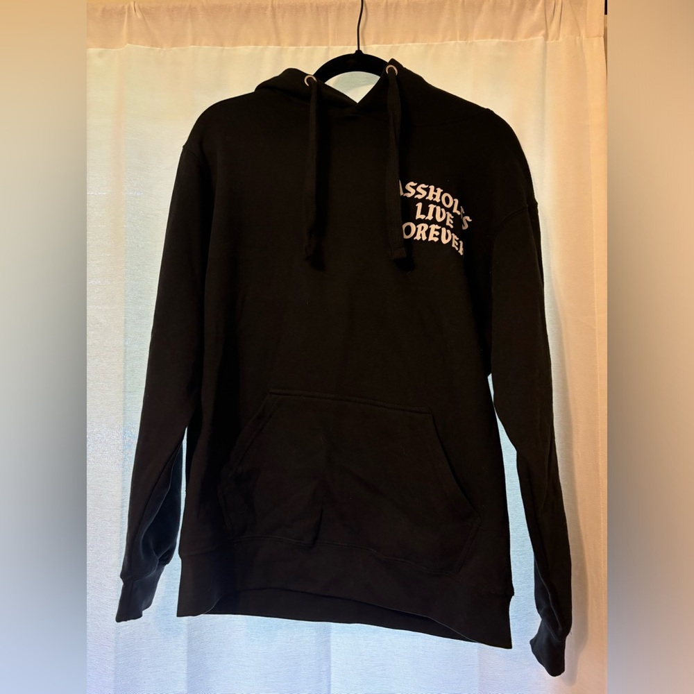 Black sweatshirt. Only worn once. XS
